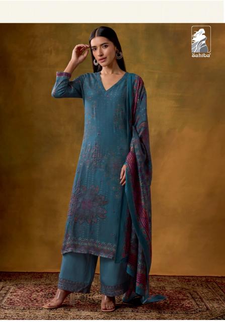 Sahiba Rehana Digital Printed With Hand Work Salwar Kameez Wholesale Catalog