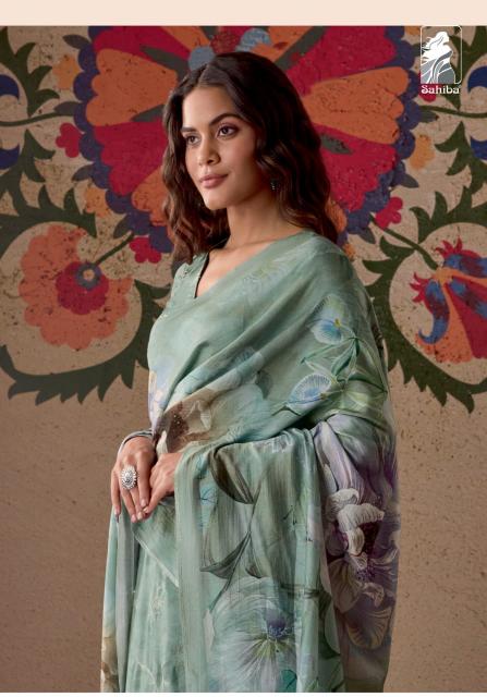 Sahiba Rishita Digital Print with Emboridery Salwar Kameez Wholesale Catalog