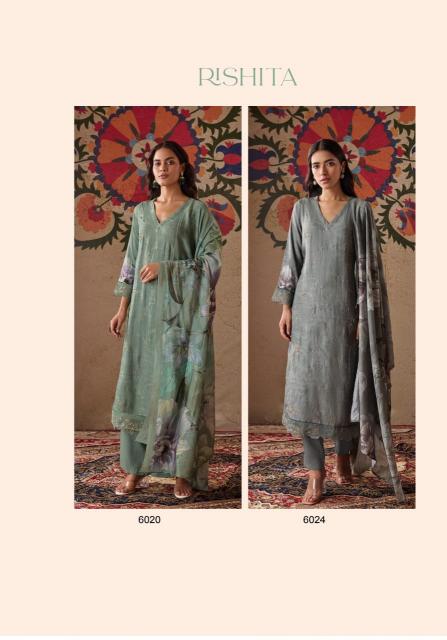 Sahiba Rishita Digital Print with Emboridery Salwar Kameez Wholesale Catalog