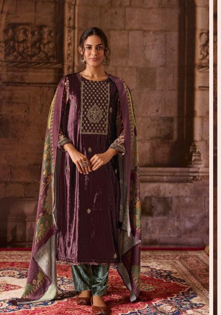 Sahiba Surbhi Viscose Velvet Salwar Kameez Wholesale Catalog