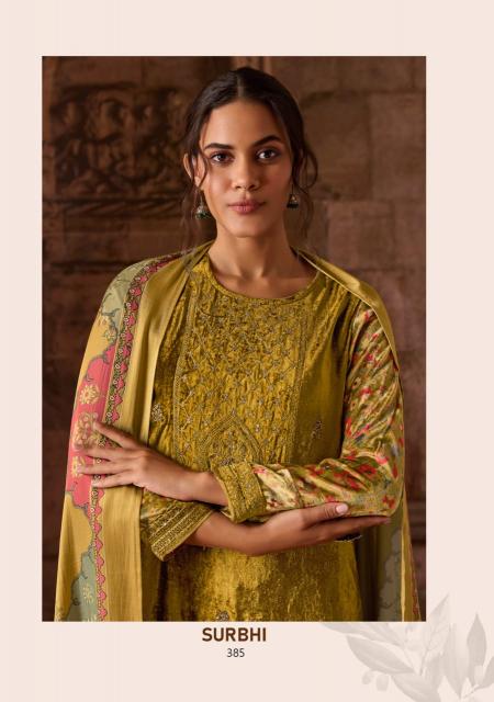 Sahiba Surbhi Viscose Velvet Salwar Kameez Wholesale Catalog