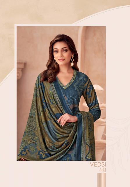 Sahiba Vedsi Digital Print with Hand Work Salwar Kameez Wholesale Catalog