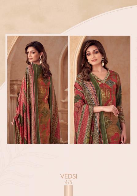 Sahiba Vedsi Digital Print with Hand Work Salwar Kameez Wholesale Catalog