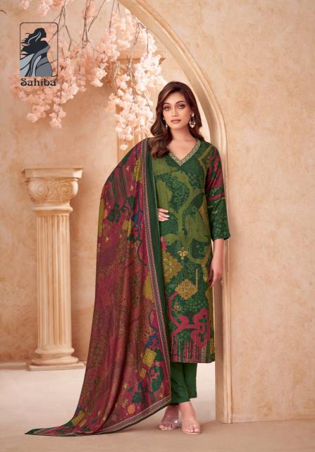 Sahiba Vedsi Digital Print with Hand Work Salwar Kameez Wholesale Catalog