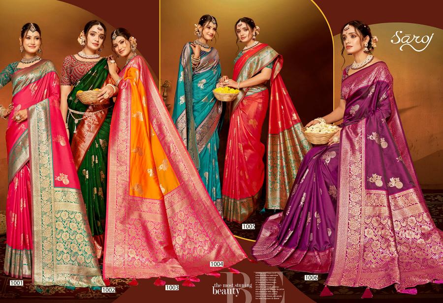 Saroj Mangalgiri silk vol.2 50*600 silk saree  in surat with price wholesale