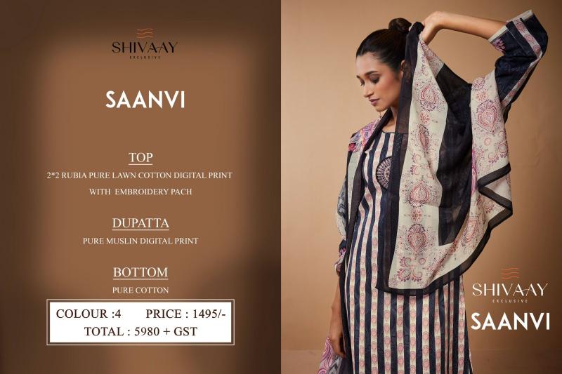 Shivaay Saanvi Pure Lawn Cotton Digital Printed Salwar Kameez wholesale catalog