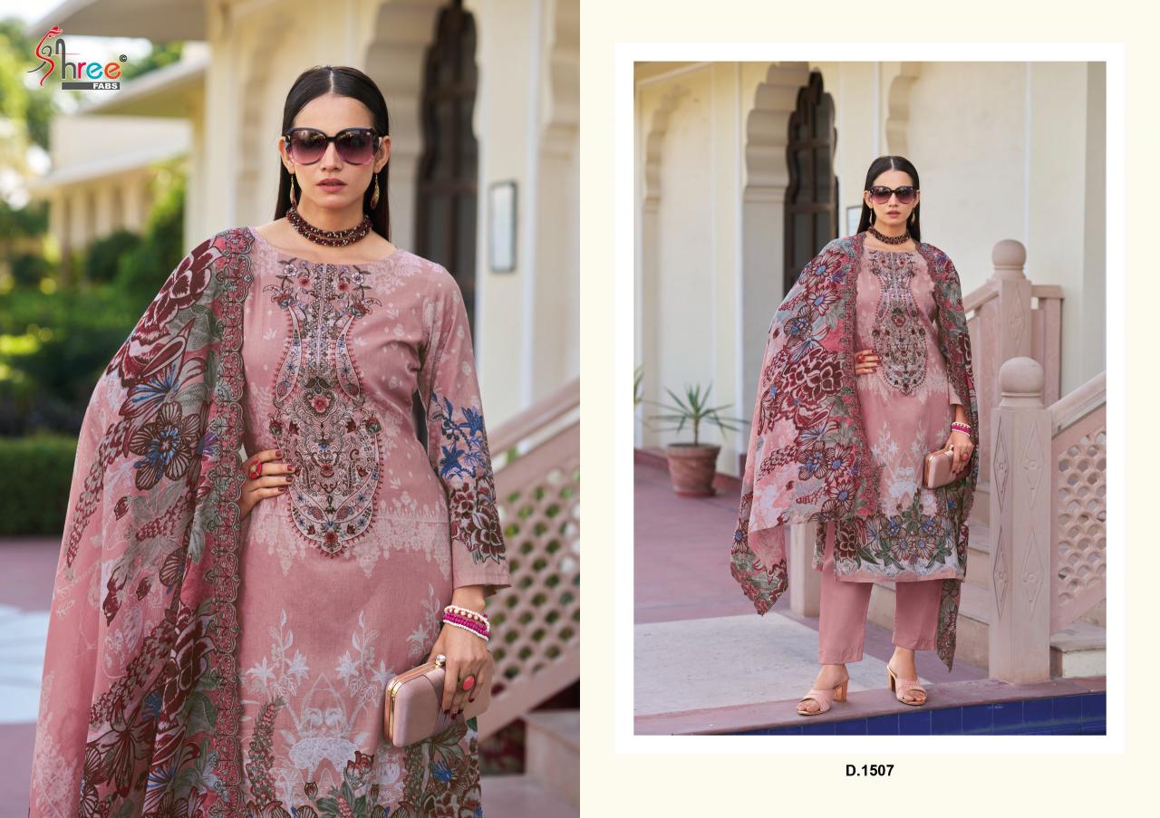 Shree Fabs Gujarish Vol 15 Pure Cotton Digital Prints Salwar Kameez Wholeslae Catalog