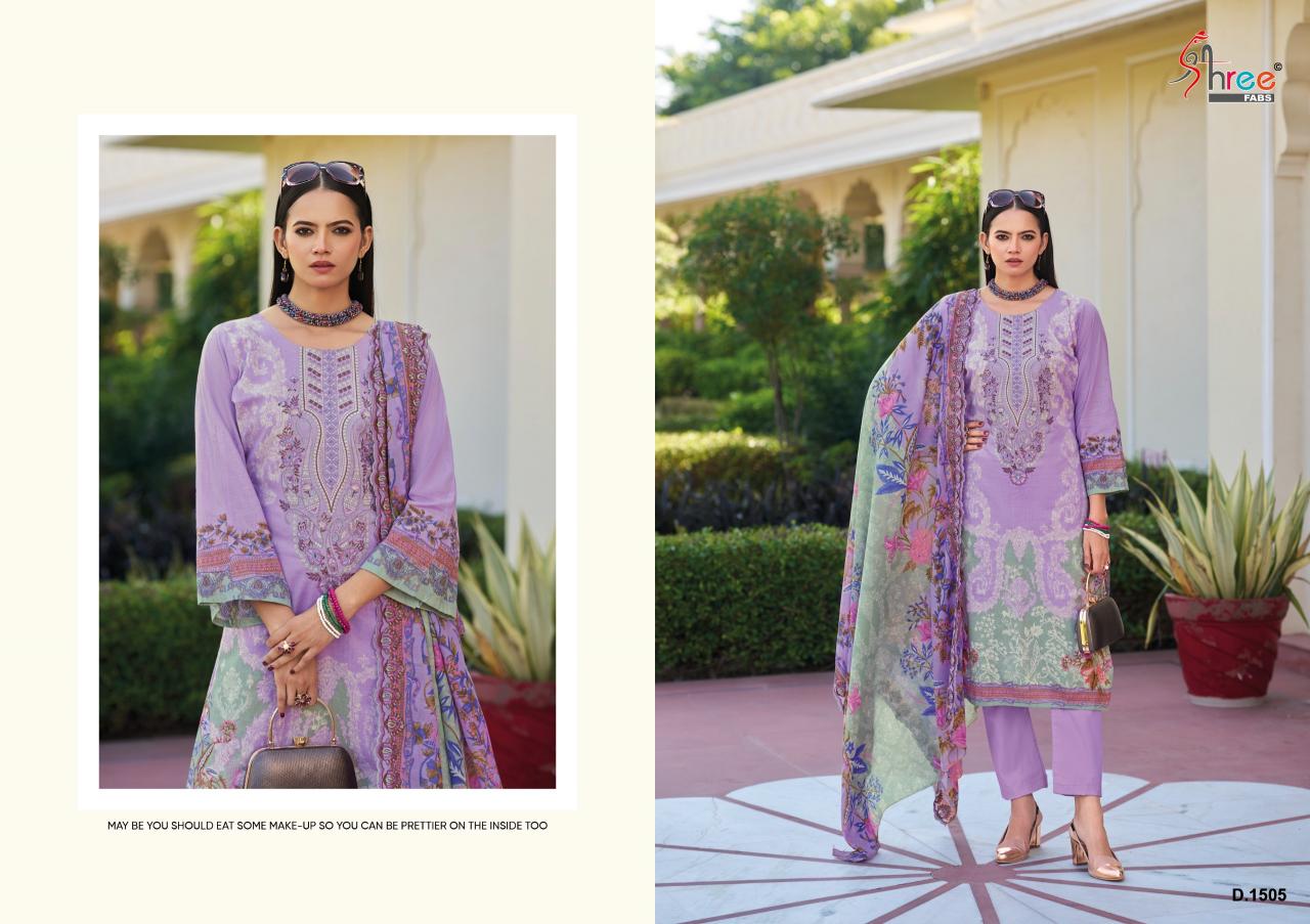 Shree Fabs Gujarish Vol 15 Pure Cotton Digital Prints Salwar Kameez Wholeslae Catalog