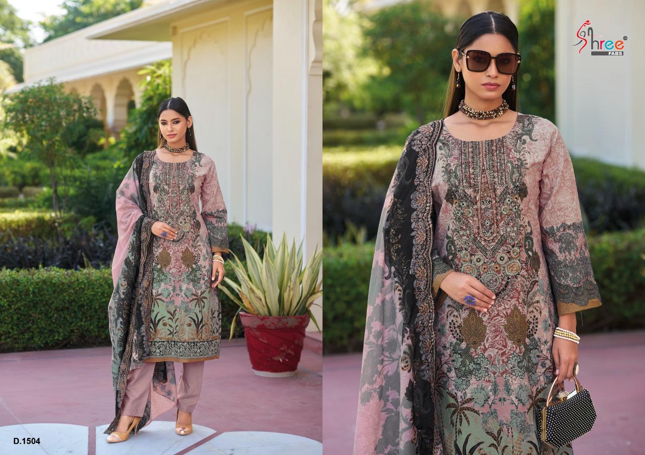 Shree Fabs Gujarish Vol 15 Pure Cotton Digital Prints Salwar Kameez Wholeslae Catalog