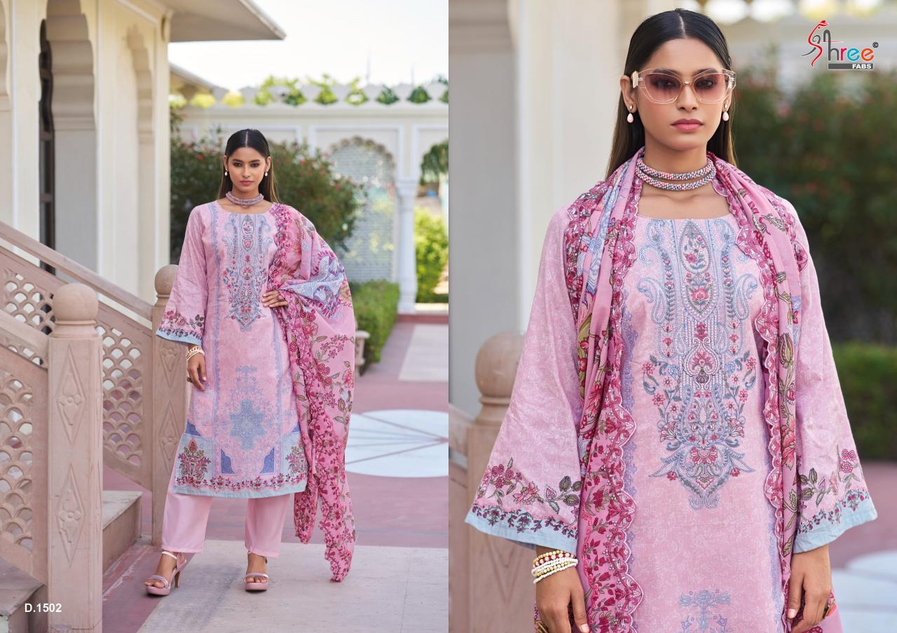 Shree Fabs Gujarish Vol 15 Pure Cotton Digital Prints Salwar Kameez Wholeslae Catalog