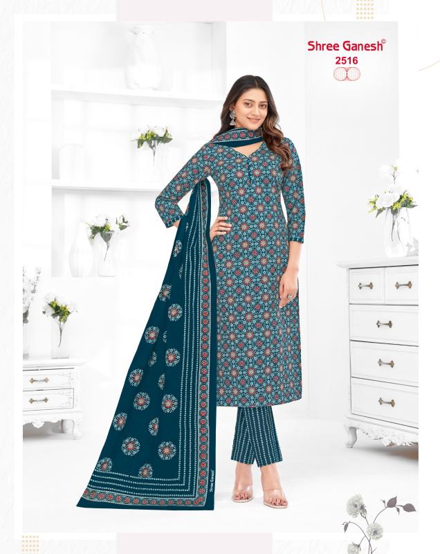 Shree Ganesh Samaiyra Vol-15 – Dress Material - Wholesale Catalog