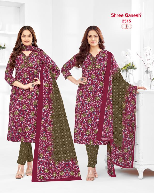 Shree Ganesh Samaiyra Vol-15 – Dress Material - Wholesale Catalog