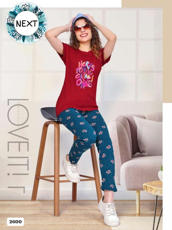 SUMMER SPECIAL VOL.DK 2600 Night Suits Wholesale catalog