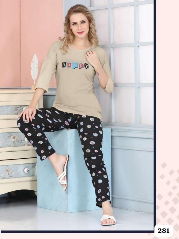 SUMMER SPECIAL VOL.DN-281 Night Suits Wholesale catalog