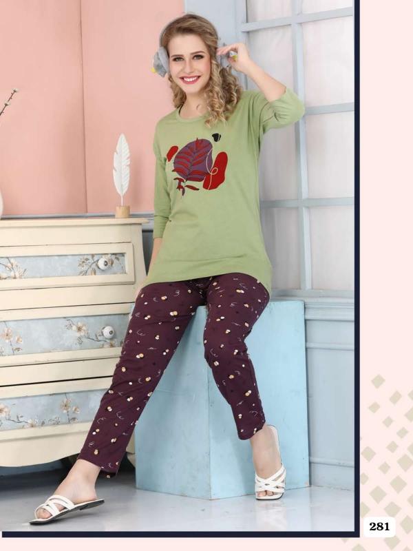 SUMMER SPECIAL VOL.DN-281 Night Suits Wholesale catalog