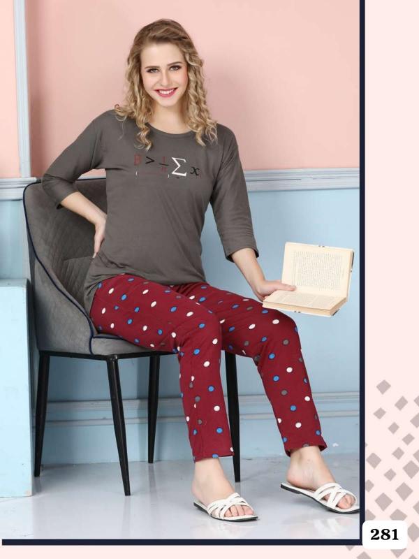 SUMMER SPECIAL VOL.DN-281 Night Suits Wholesale catalog