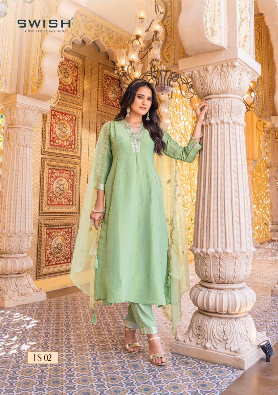 Swish Label Swish Tissue Kurti Wholesale Catalog