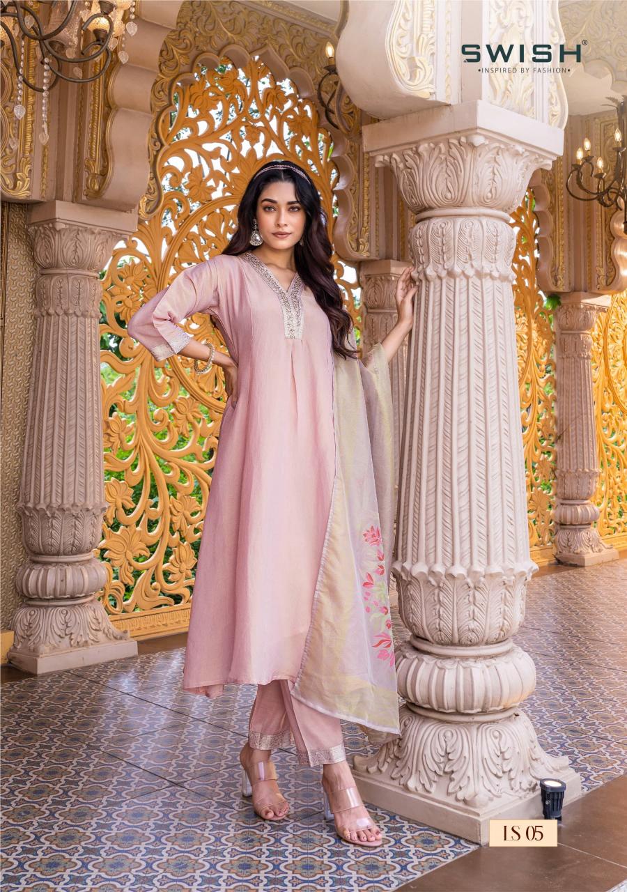 Swish Label Swish Tissue Kurti Wholesale Catalog