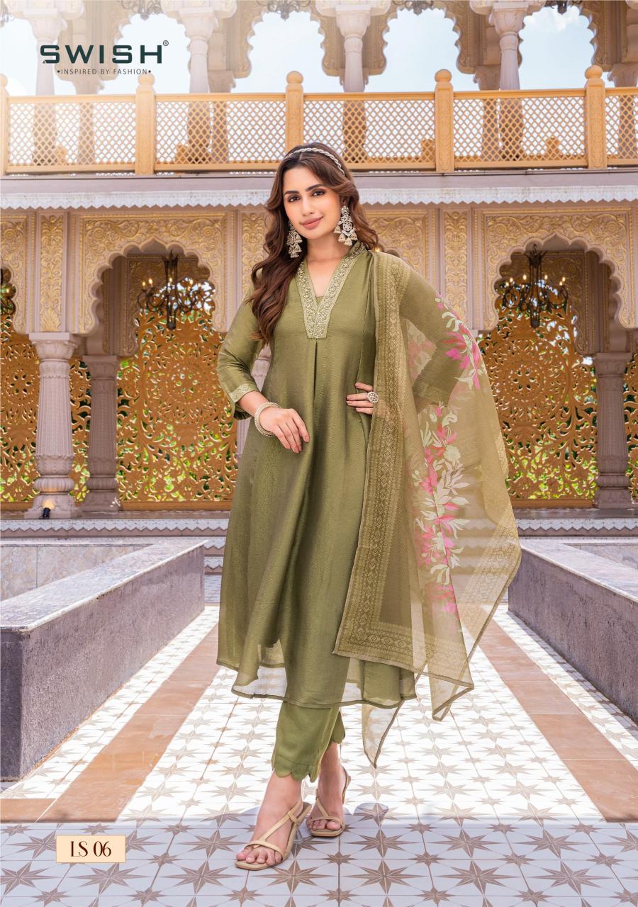 Swish Label Swish Tissue Kurti Wholesale Catalog