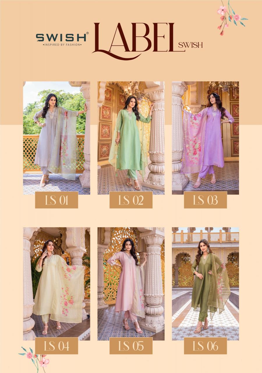 Swish Label Swish Tissue Kurti Wholesale Catalog