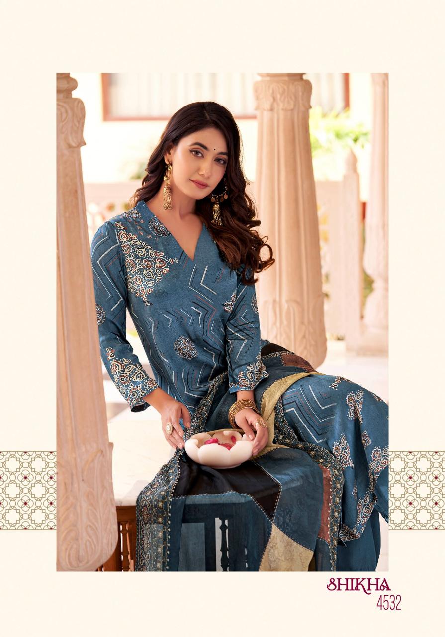 T&M Shikha Pure Muslin Digital Printed Dress Material Collection