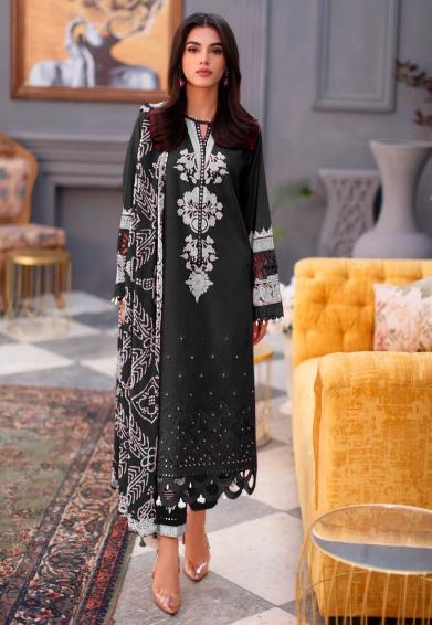 Taj 564 To 566 Cotton Dupatta Pakistani Suits Wholesale Catalog