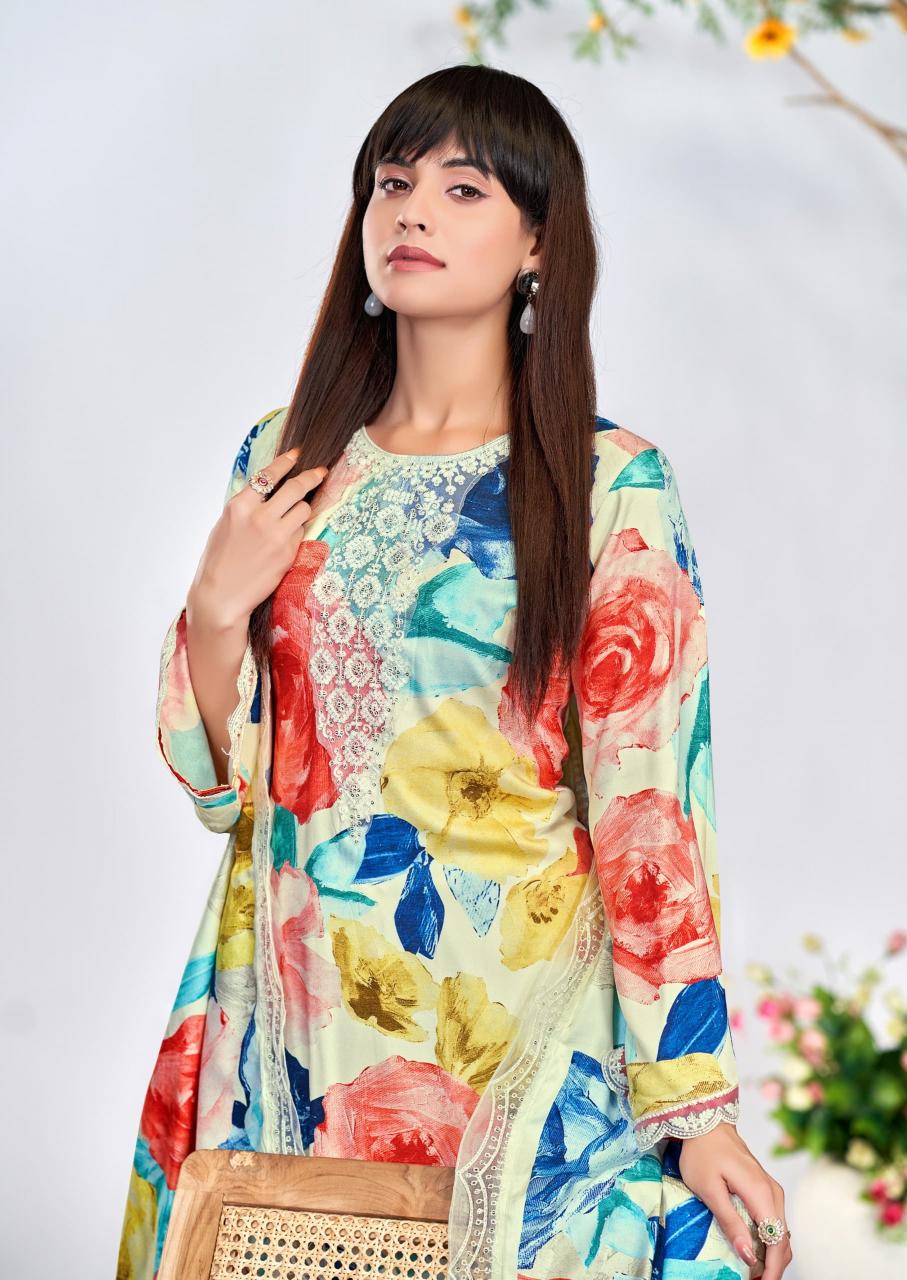 The Hermitage Shop Kashmiri Garden Salwar Suits Wholesale catalog