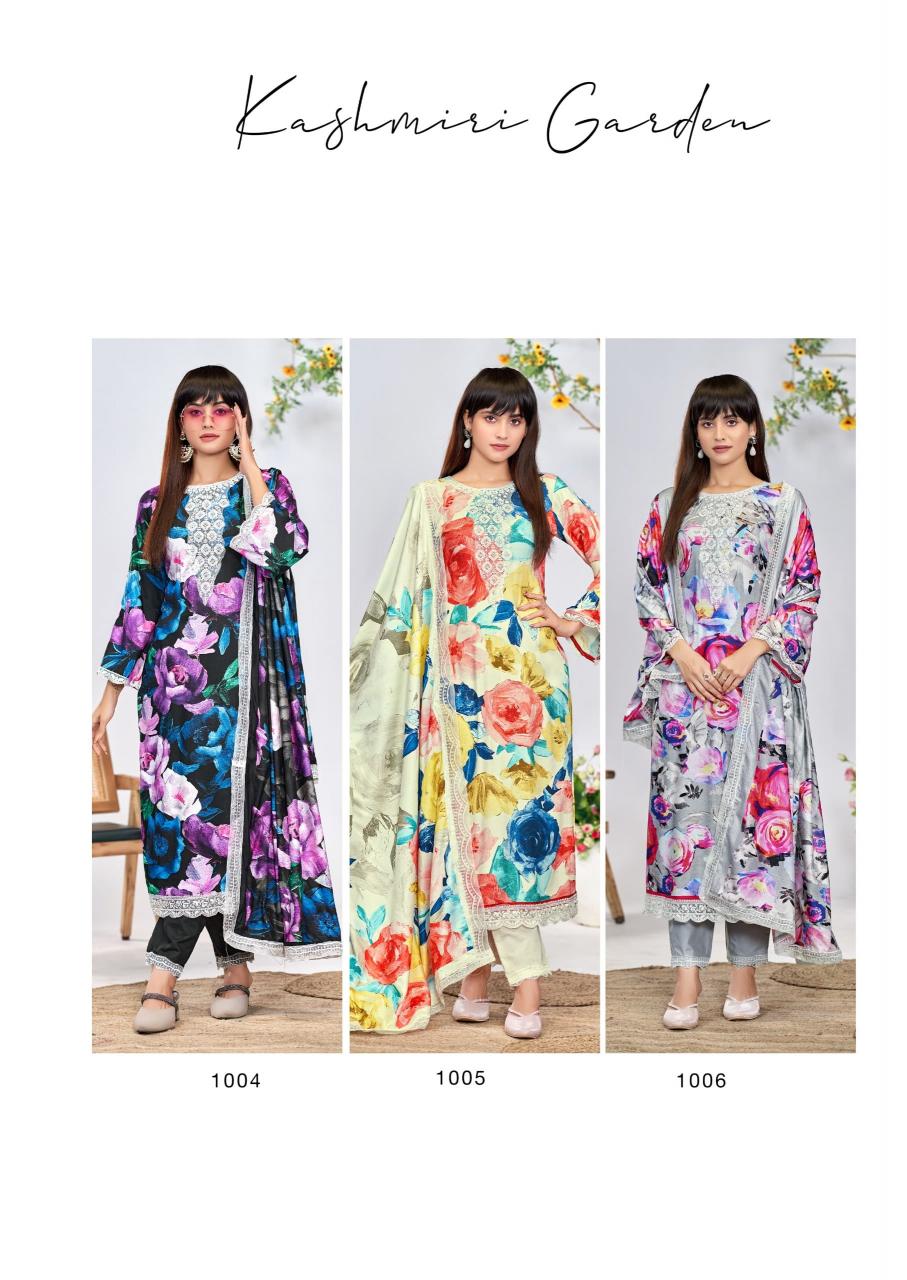 The Hermitage Shop Kashmiri Garden Salwar Suits Wholesale catalog