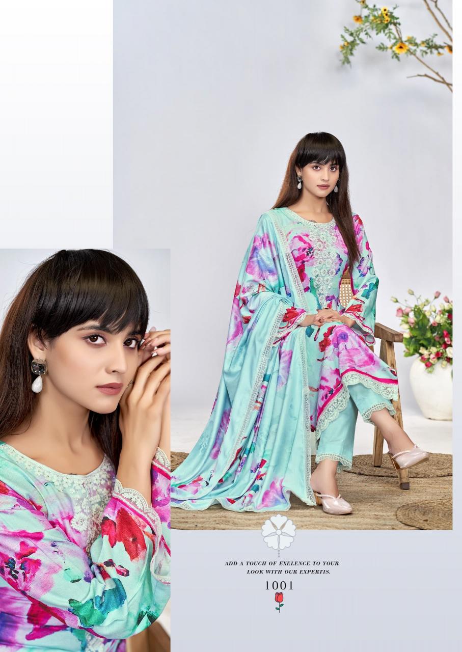The Hermitage Shop Kashmiri Garden Salwar Suits Wholesale catalog