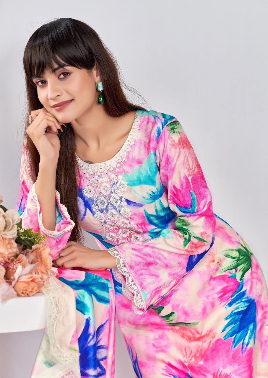 The Hermitage Shop Kashmiri Garden Salwar Suits Wholesale catalog