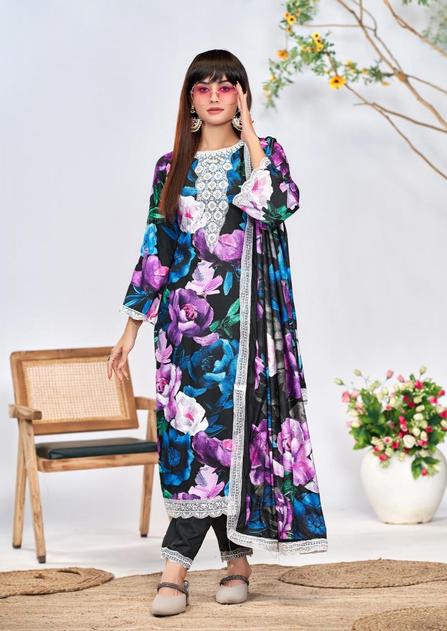 The Hermitage Shop Kashmiri Garden Salwar Suits Wholesale catalog