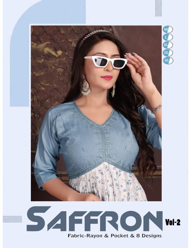 TRENDY SAFFRON VOL.0.2.1 kurti wholesale suppliers india