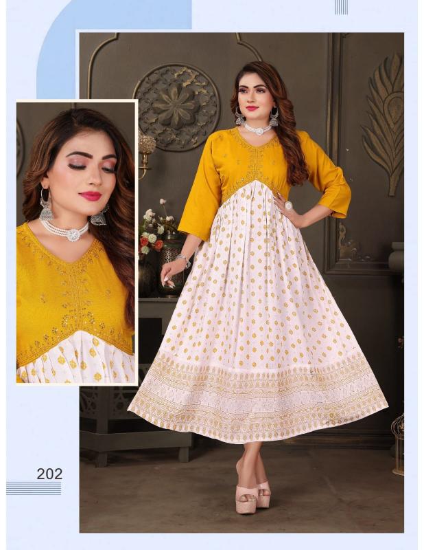 TRENDY SAFFRON VOL.0.2.1 kurti wholesale suppliers india