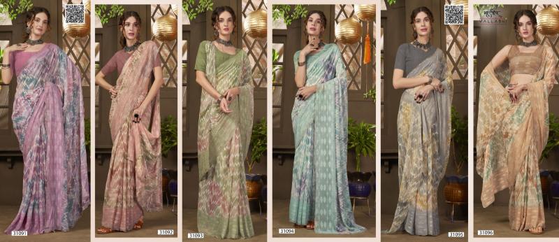 Vallabhi Ruchika Vol 2 online Georgette Printed Saree shopping in india