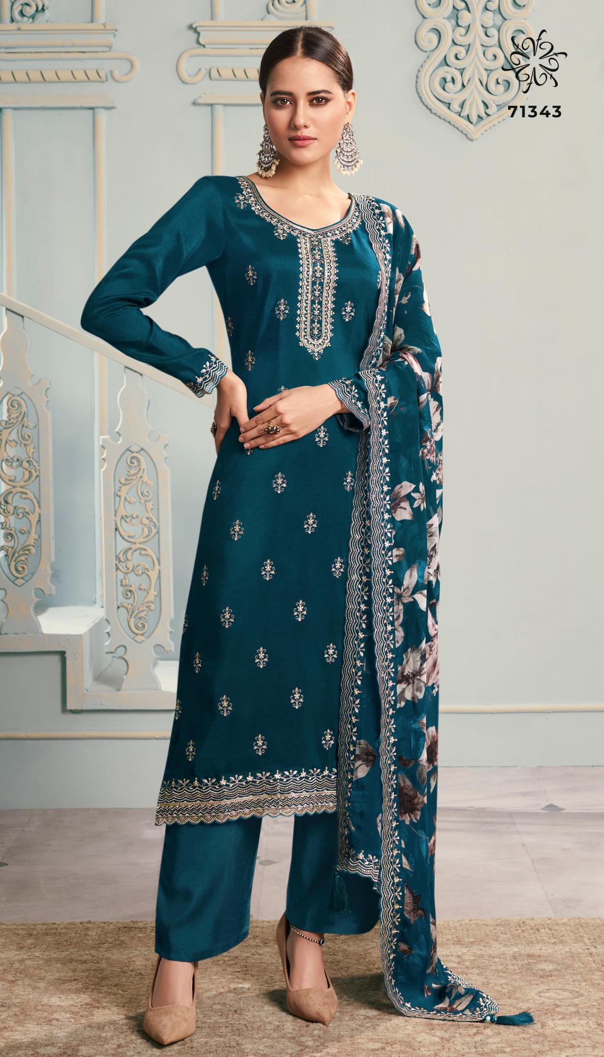 Vinay Kuleesh Shivangi Designer Salwar Kameez Wholesale Catalog