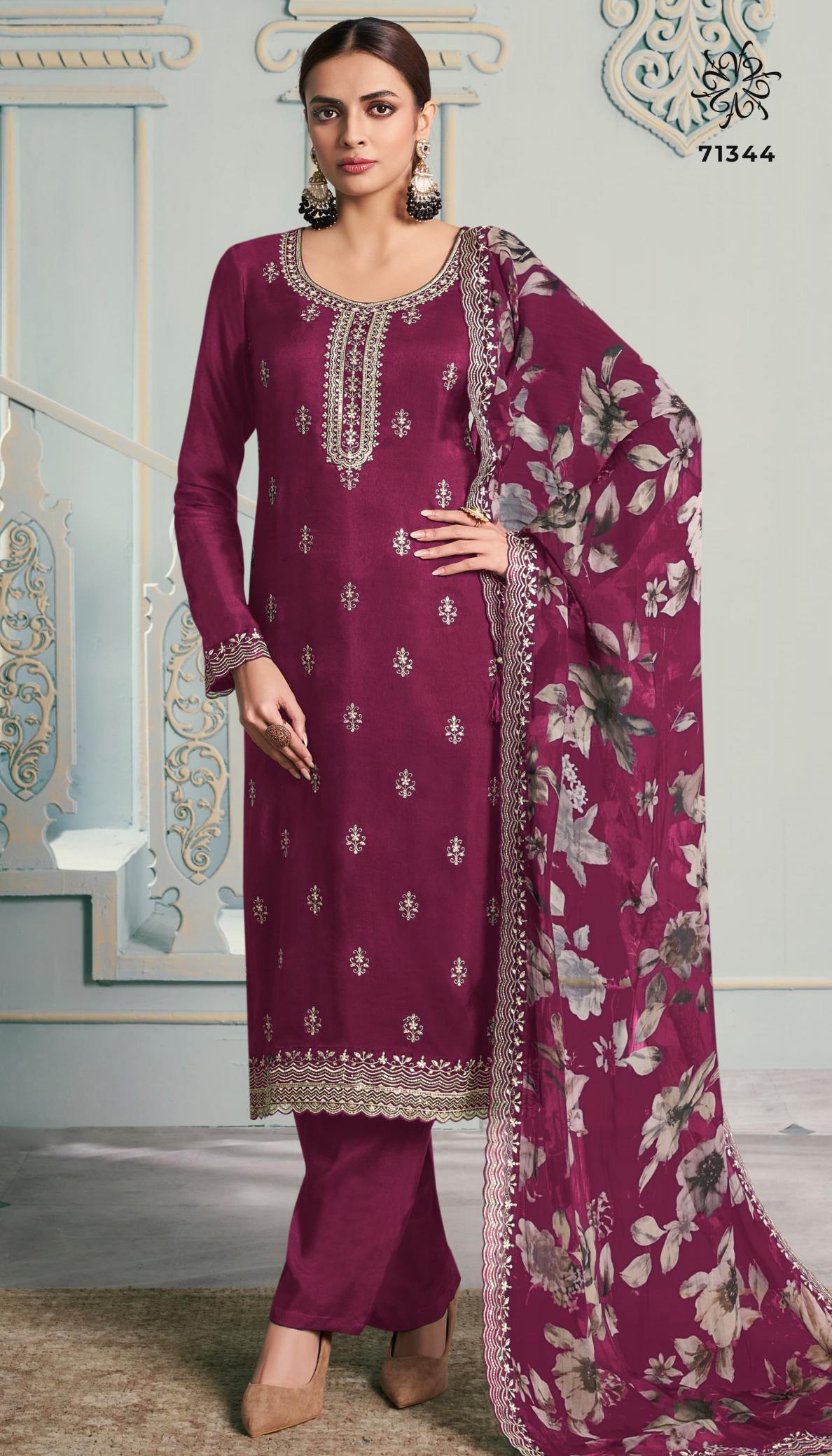 Vinay Kuleesh Shivangi Designer Salwar Kameez Wholesale Catalog