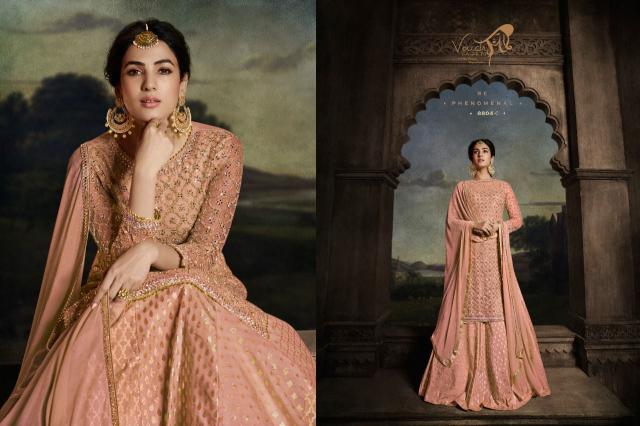 Vouch Moh colour Pluss Heavy soft net Salwar Kameez Wholesale Catalog