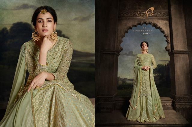 Vouch Moh colour Pluss Heavy soft net Salwar Kameez Wholesale Catalog