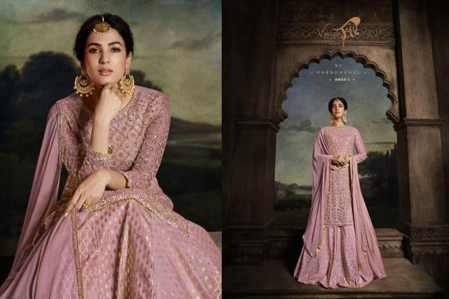 Vouch Moh colour Pluss Heavy soft net Salwar Kameez Wholesale Catalog