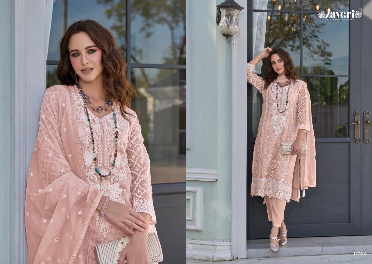 Zaveri Femina Vol 2 Color Edition 1 Soft organza with fancy embroidery Salwar Kameez Wholesale Catalog