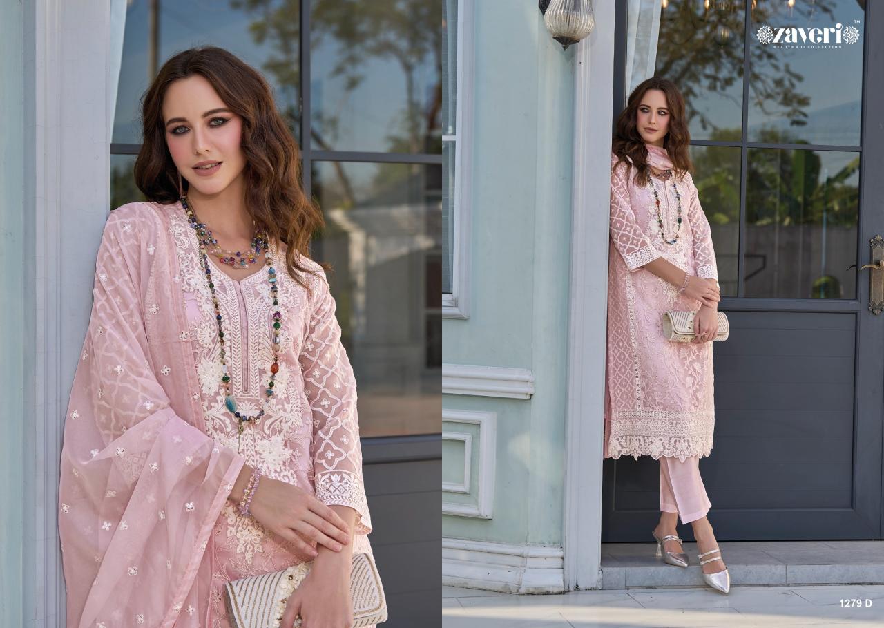 Zaveri Femina Vol 2 Color Edition 1 Soft organza with fancy embroidery Salwar Kameez Wholesale Catalog