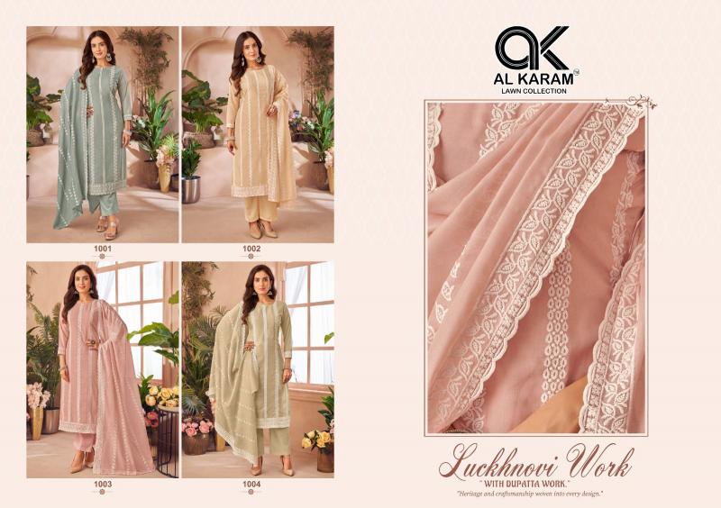 Alkaram Luckhnowi Work Vol-01 – Karachi Dress Material - Wholesale Catalog