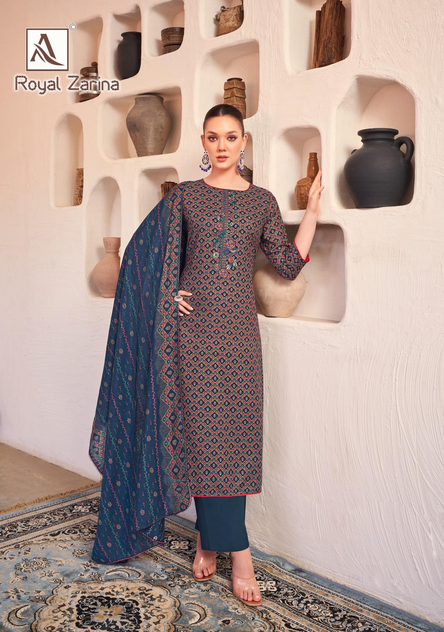 Alok Royal Zarina wholesale shops for dress materials in hyderabad