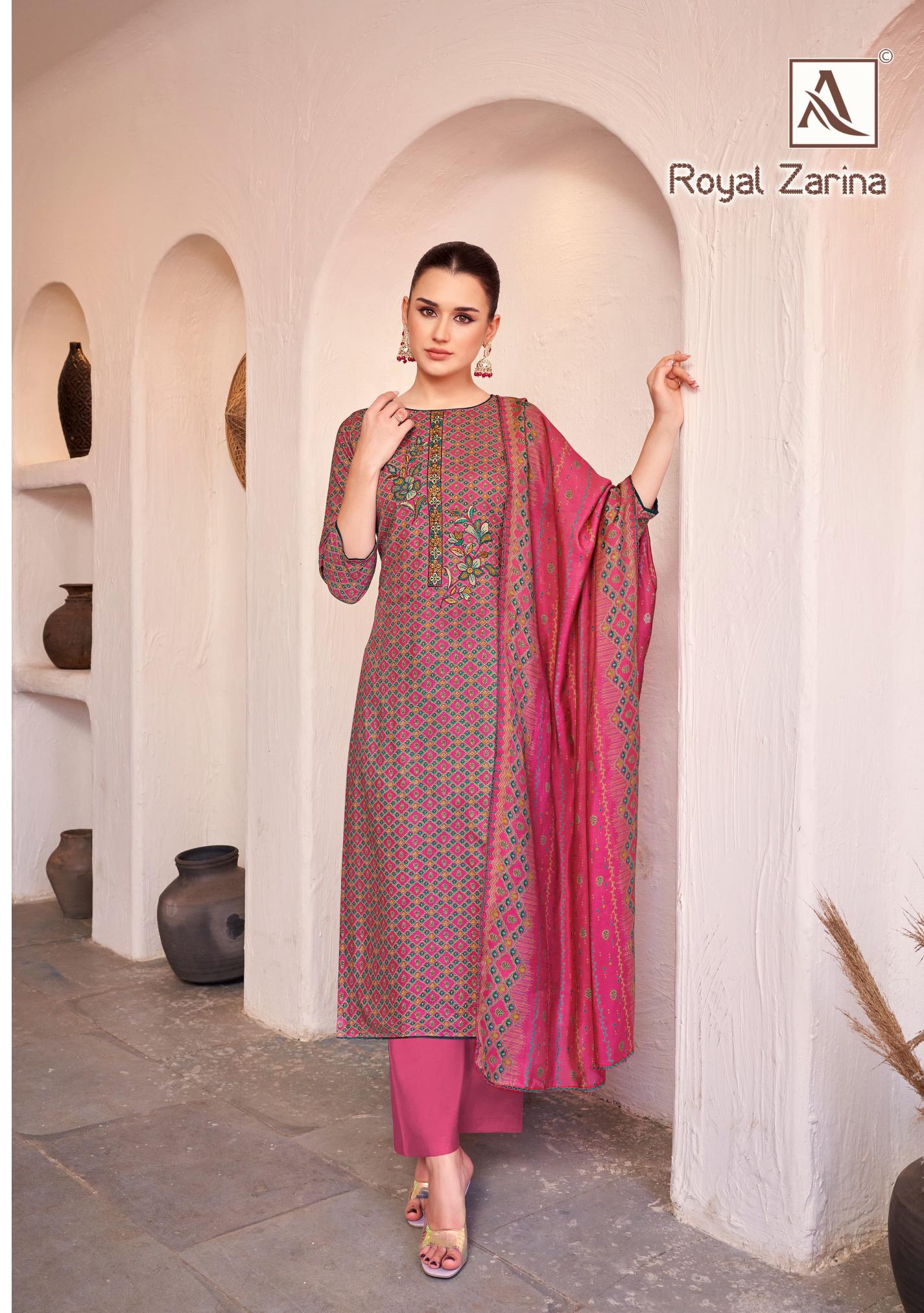 Alok Royal Zarina wholesale shops for dress materials in hyderabad