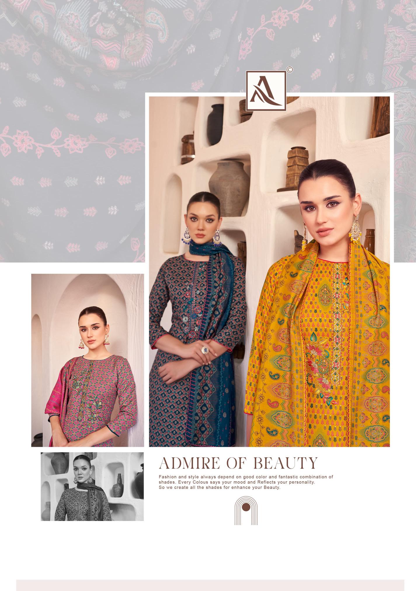 Alok Royal Zarina wholesale shops for dress materials in hyderabad