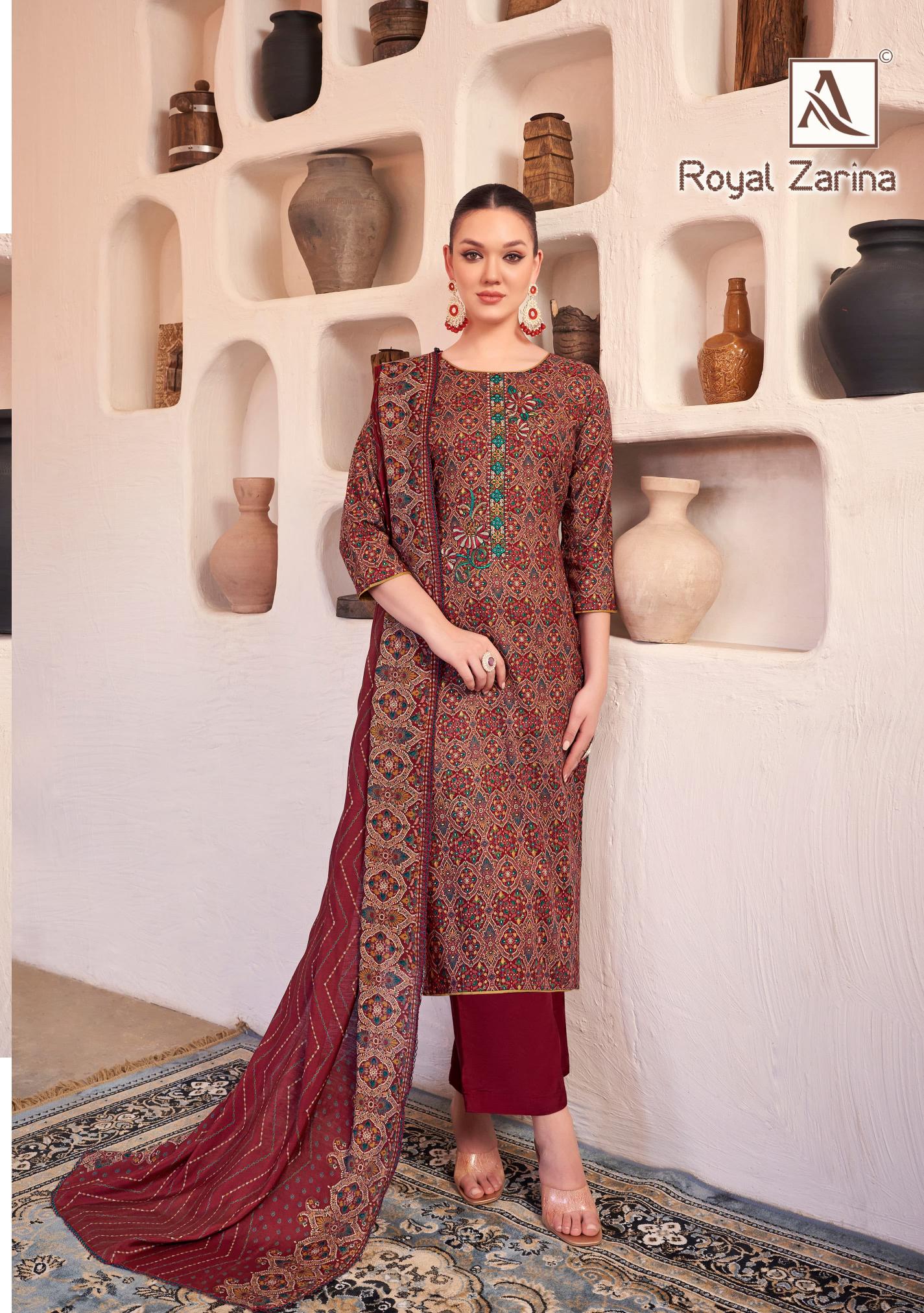 Alok Royal Zarina wholesale shops for dress materials in hyderabad