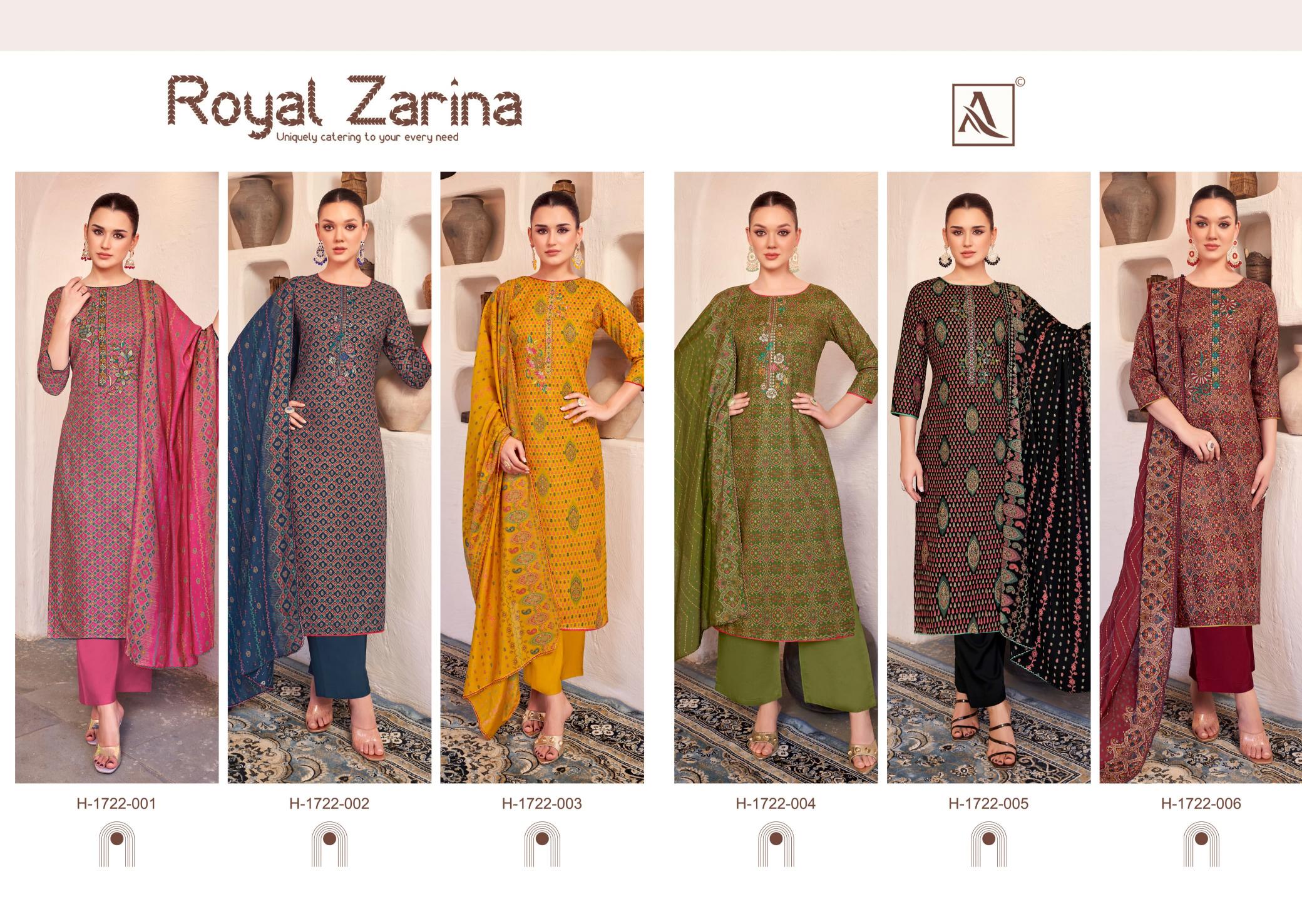 Alok Royal Zarina wholesale shops for dress materials in hyderabad