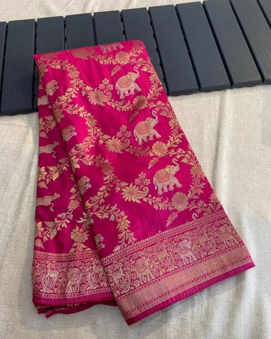 Dazira Pure Soft Cotton Russian Silk buy sarees online india