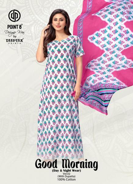 Deeptex Good Morning Vol-2 – Nighty With Dupatta - Wholesale Catalog