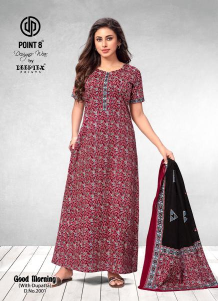 Deeptex Good Morning Vol-2 – Nighty With Dupatta - Wholesale Catalog